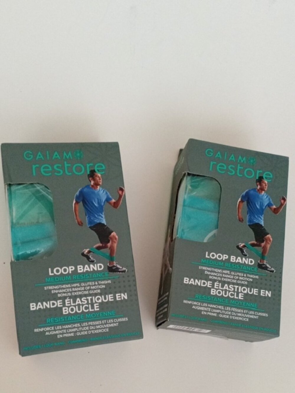GAIAM Restore Resistance Bands | Brand New Sealed | Resistance Training Home Gym